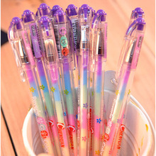 创意韩国款文具6色合一水彩笔水粉笔DIY手工相册涂鸦笔厂家批发