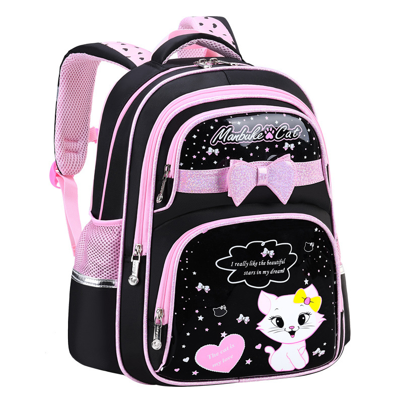 Korean Style Schoolbag Primary School Student Grade 1-3-4-6 5 Children's Schoolbag 6-12 Years Old Cute Girl Backpack