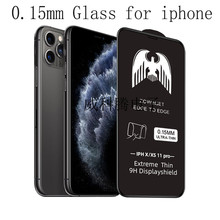 2023 9D+ 0.15mm glass iphone15pro 薄钢化膜排气好贴合适用