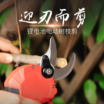 赛协龙电动剪刀修枝剪树枝剪电动剪枝机30便携锂电池果农园林工具