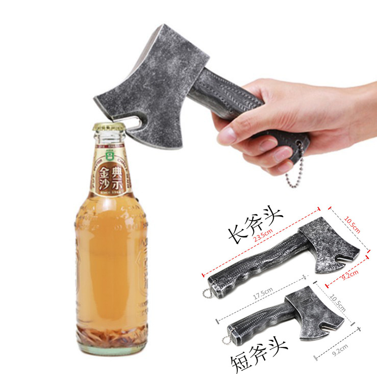 Creative Quake Beer Bottle Opener Personality Hammer Beer Corkscrew with Magnetic Hammer Refridgerator Magnets