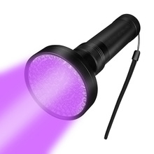 100LED 紫光手电筒395nm紫外线宠物尿液荧光剂检测灯 UV light