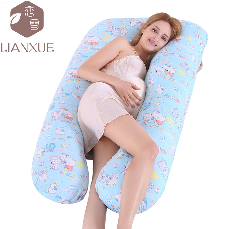 Multifunctional Pregnant Women U-Shaped Waist Support Side Sleeping Pillow Cotton Nursing Pillow Tao 1688 Supply Factory Direct Sales One Piece Dropshipping