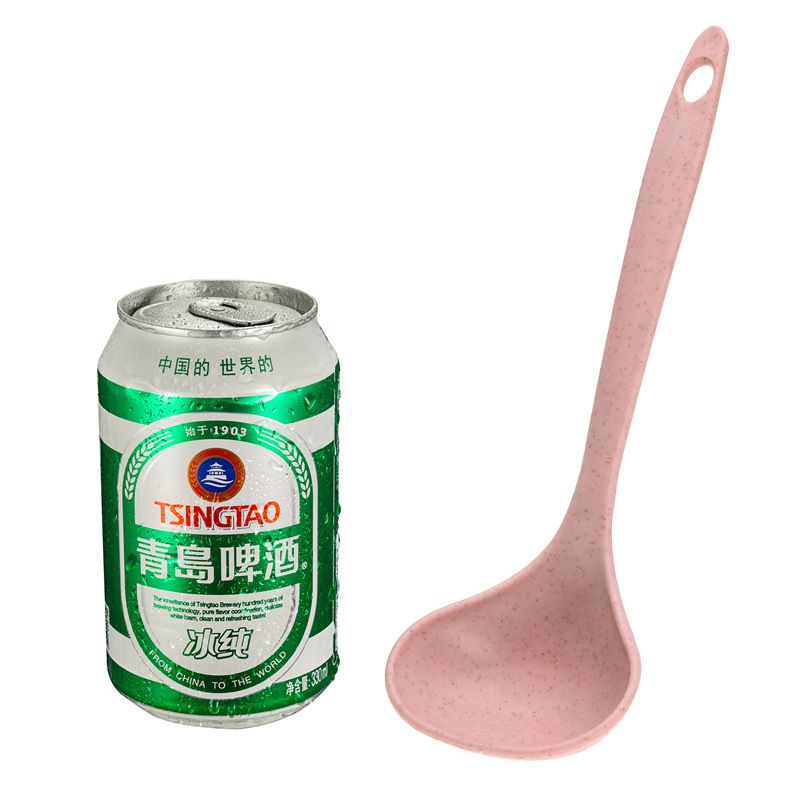 Wheat Straw Soup Spoon Home Ladle Porridge Spoon Kitchen Plastic Kitchenware Thickened Large Size Gruel Spoon
