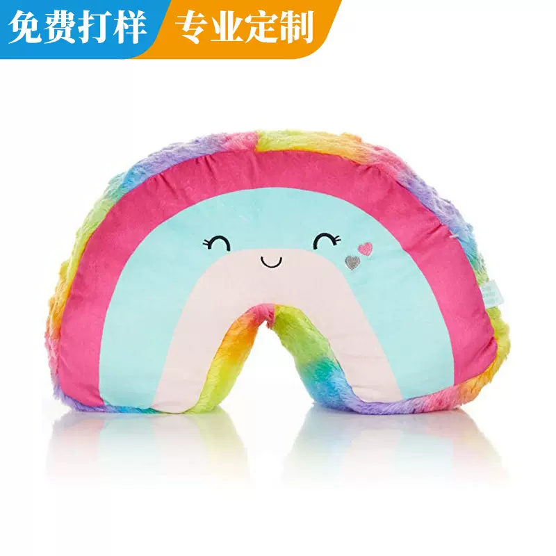 创意抱枕定制 新款创意女朋友不离手的抱枕彩虹抱枕定制