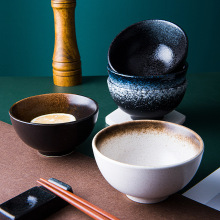 米饭碗家用吃饭小碗日式餐具陶瓷碗创意个性小汤碗白米饭碗单个碗