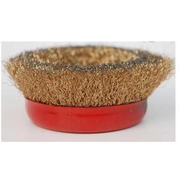 125型钢丝轮碗型钢丝轮加大红碗钢丝轮加厚钢丝轮100角磨机用