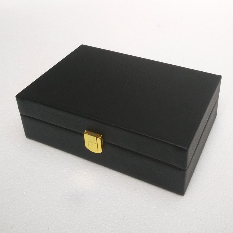 高端保健品包装盒化妆品套装礼盒工艺品皮盒木盒烫金logo