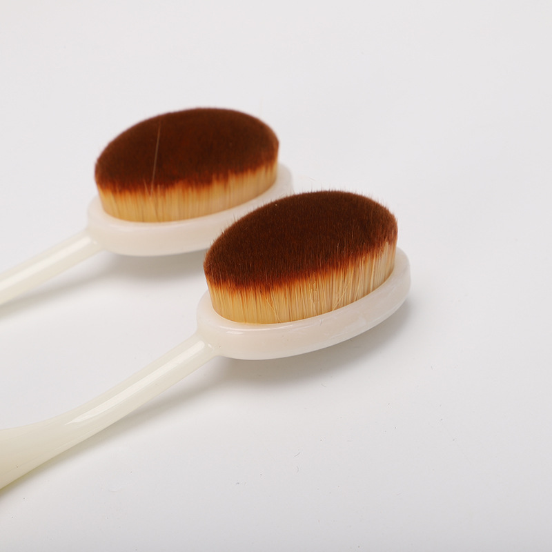 Sandiyipin Bb Air Cushion Powder Foundation Brush Toothbrush Type Powder Foundation Brush Makeup Brush Bb Brush Wet Noodles Smear-Proof Makeup C8946