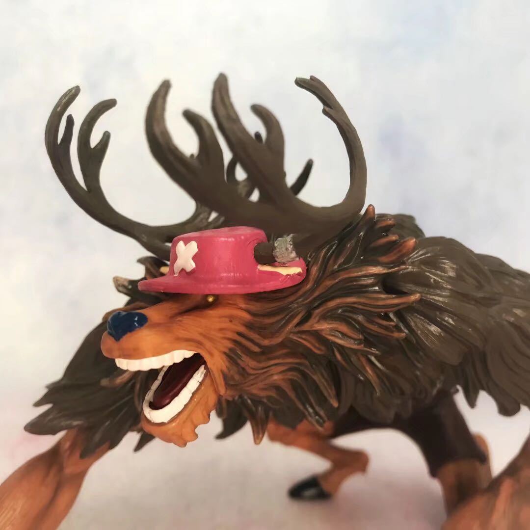 海贼王 狂暴 乔巴 驯鹿 蓝波球 变身暴走乔巴 盒装手办公仔-阿里巴巴