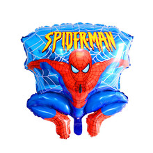 新款中号立体网开蜘蛛侠铝膜气球 儿童玩具 派对装饰铝膜氦气球