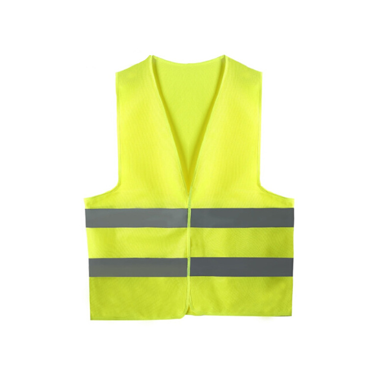 Reflective Waistcoat Reflective Vest Construction Site Sanitation Garden Security Duty Traffic Protective Clothing in Stock Wholesale Printing