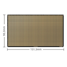 9*15CM万能板沉金万用电路板2.54mm间距焊接单面黑油洞洞板面包板