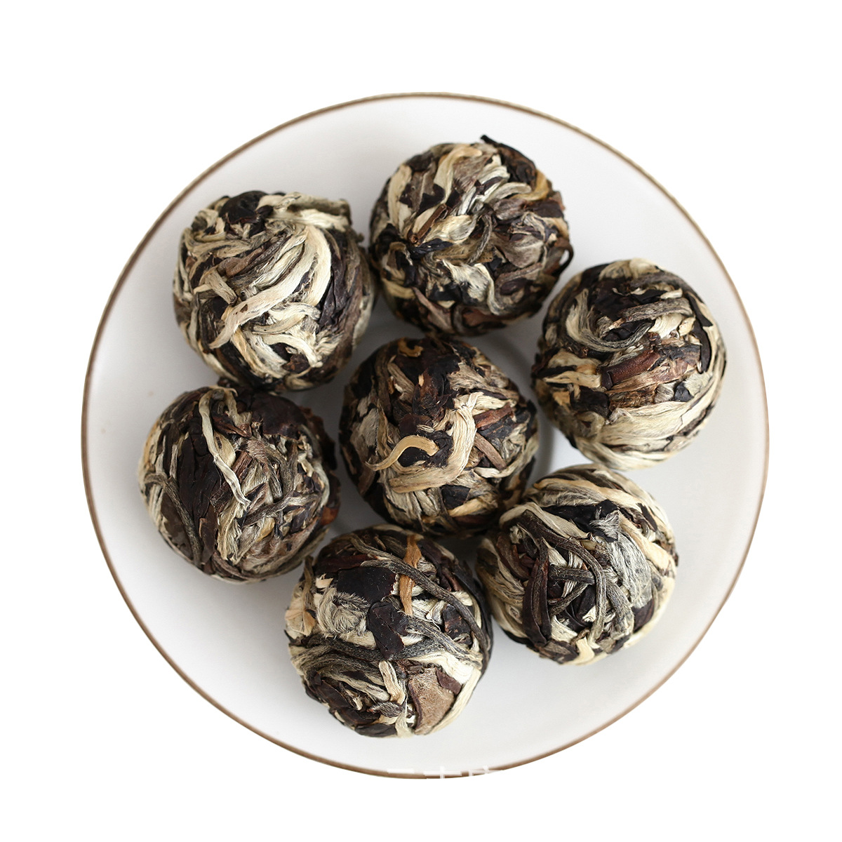 批发云南龙珠茶也 景谷大白毫散茶 月光白龙珠球迷你小沱茶 代发