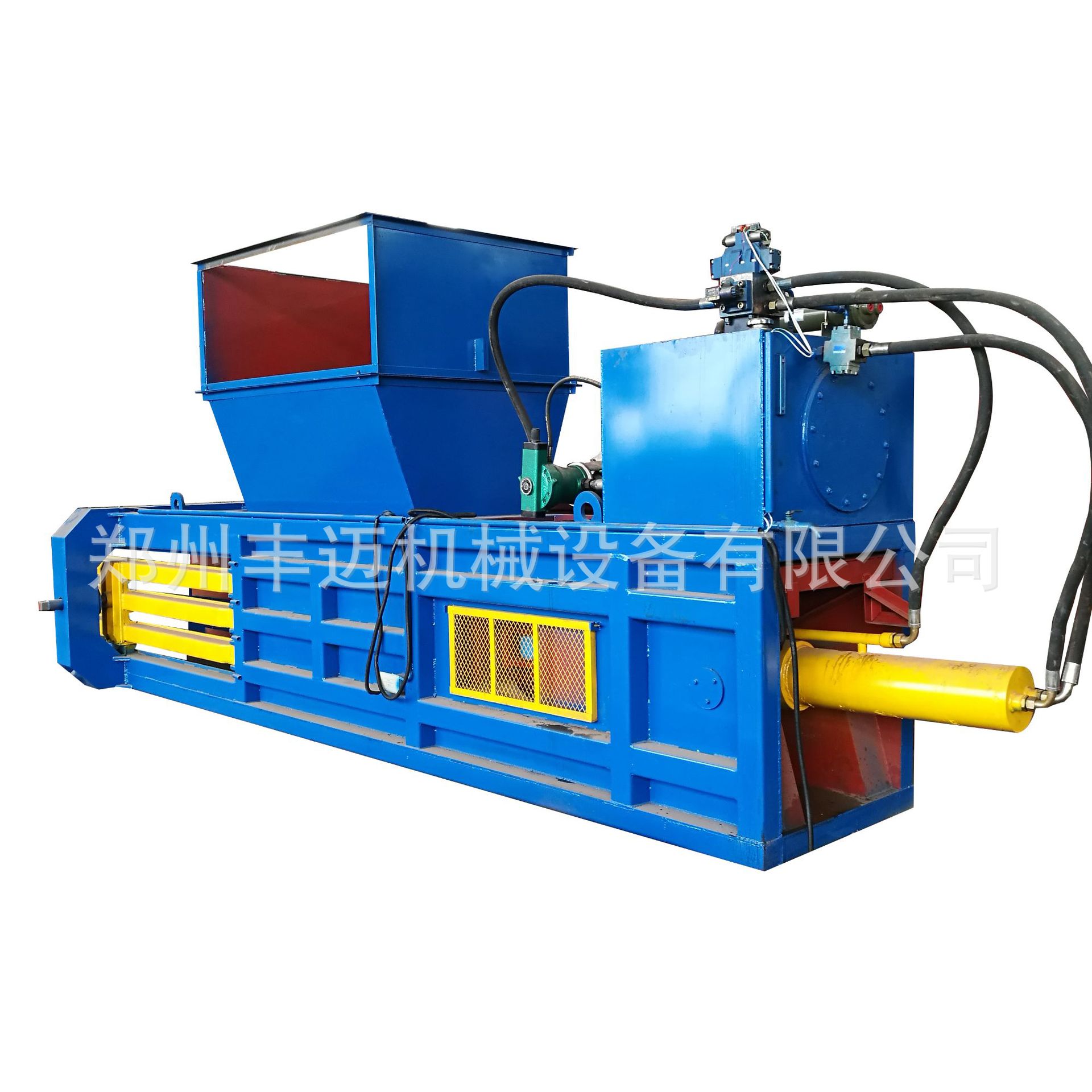 卧式液压棉花捆包机 全自动废纸箱打包机 秸秆稻草挤压打捆机