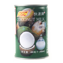 泰国进口 OSC快达牌椰浆165ml/400ml 整箱24罐 烘焙甜品西米露