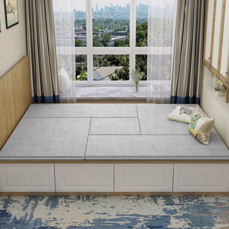 榻榻米床垫定 制冬夏两用黄麻乳胶飘窗塌塌炕垫子订 做厂家批发