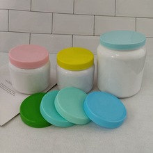 定制1100ML500克塑料罐广口螺旋罐PET羊奶粉塑料瓶食品密封罐