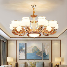 新款欧式锌合金吊灯创意客厅卧室大气现代简约吊灯家居别墅灯饰具