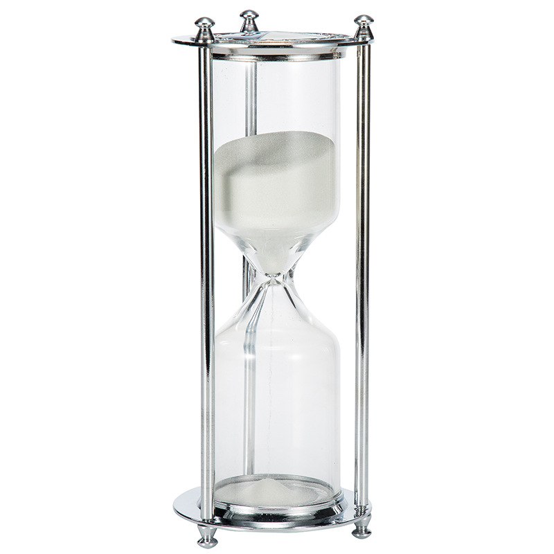 High-Grade 1917 Zinc Alloy Hourglass Timing 60 Minutes Same Style Study and Bedroom Display Cabinet Decoration Retro Ornament