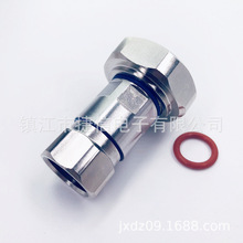 DIN-J1/2射频同轴连接器，DM-1/2，7/8转1/2馈线公头，7/16-J1/2