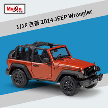 美驰图1:18吉普JEEP Wrangler越野车仿真合金车模型