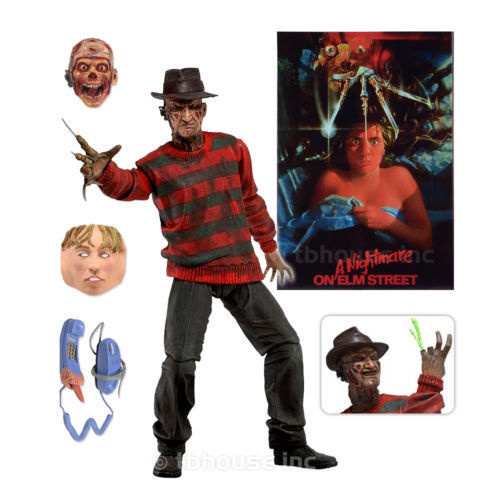 NECA 猛鬼街 杀人狂 弗莱迪 Freddy 7寸 可动人偶