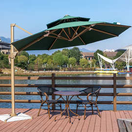 户外遮阳伞别墅花园沙滩伞露台罗马伞室外庭院伞广告伞户外伞