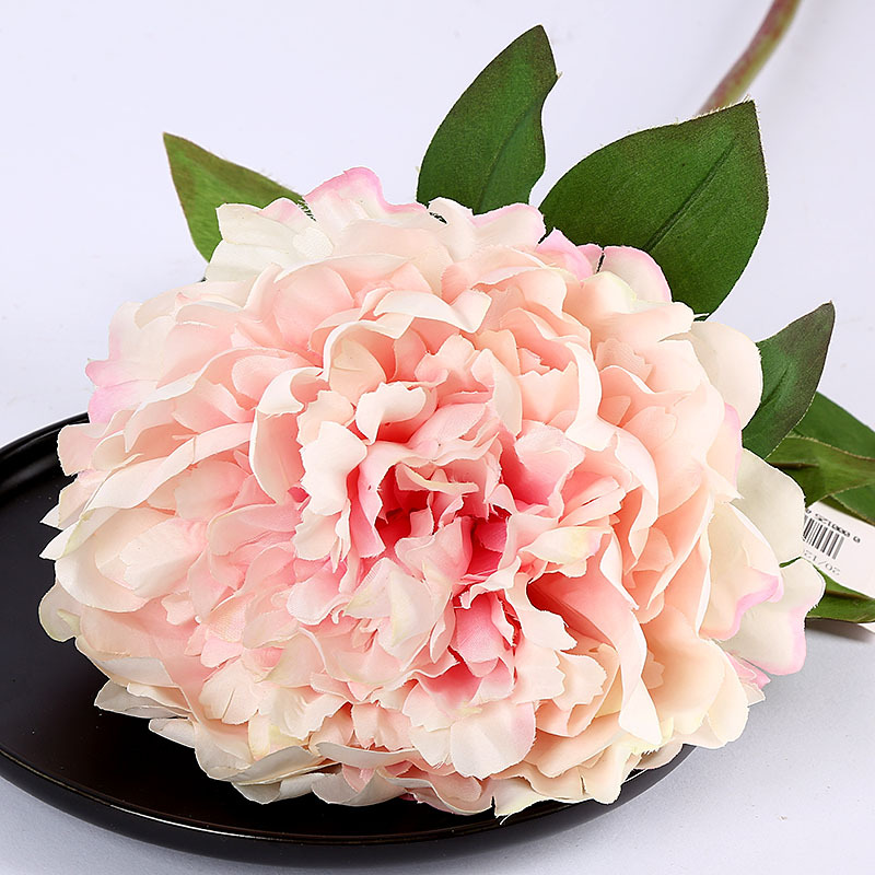 artificial flower artificial plant Factory Direct Sales High Simulation Prickly Pear Peony Flower Simulation Peony Fake Flower Silk Flower Wedding Home Decoration