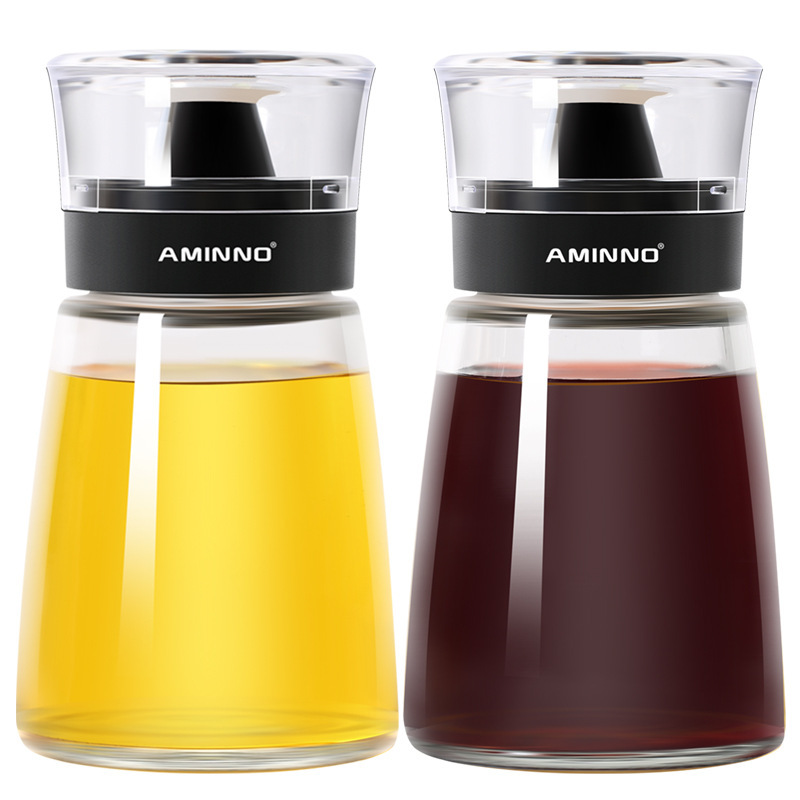 AMINNO Kitchen Supplies Creative Seasoning Jar Set Seasoning Box Glass Oiler/Oil Bottle Wholesale