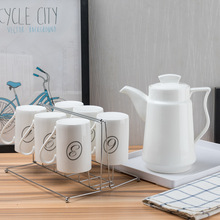 数字杯陶瓷 数字识别杯 水具茶具套装 耐用高温可装开水 客厅水杯