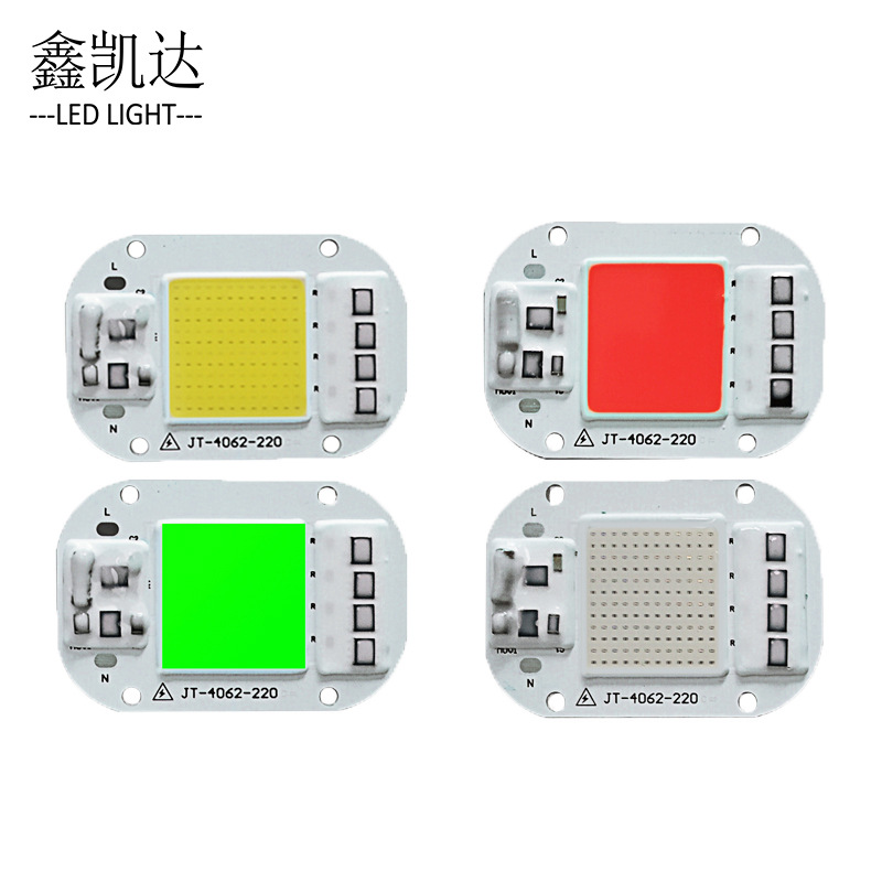 抗浪涌2500V 升级款AC20W-50W 免驱动COB面光源 220V高压LED灯珠