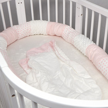 ins网红加长款拼接儿童床围 跨境婴儿床围可拆洗宝宝睡眠护栏床靠
