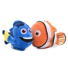 4寸海底总动员Finding Nemo小丑鱼尼莫多莉毛绒玩具布偶儿童礼物