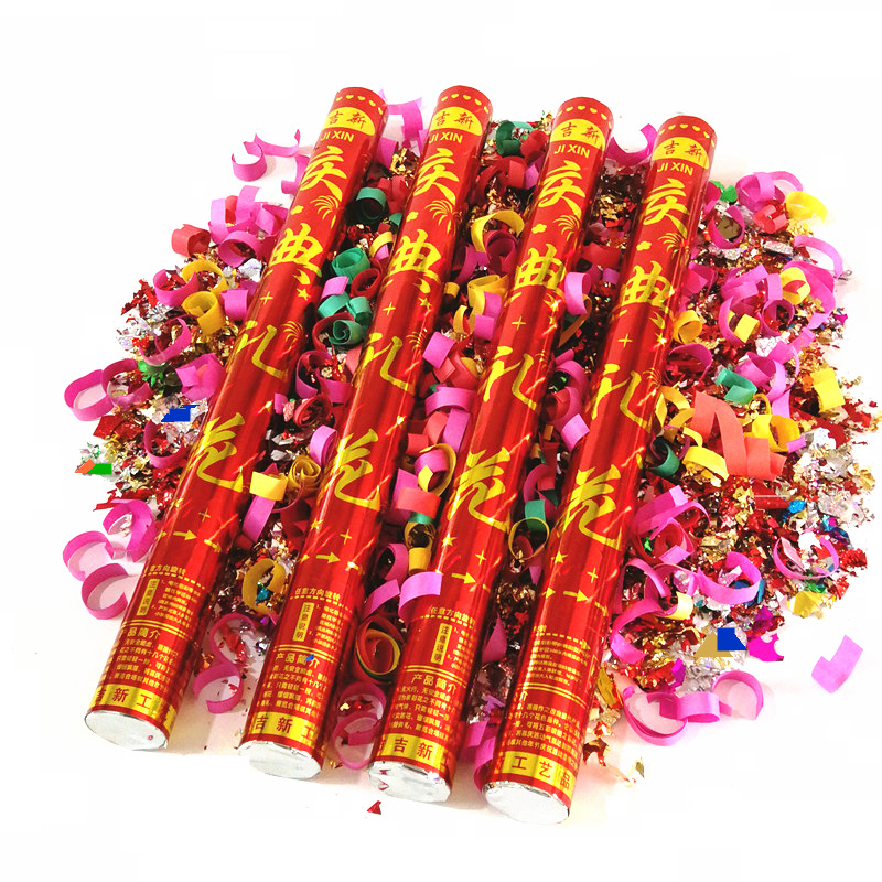 Factory Wholesale Fireworks Display Fireworks Hand-Held Fireworks Wedding Opening Ceremony Confetti Cracker Fireworks Wedding Fireworks Tube