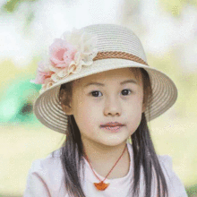 女士夏天盆帽可折叠韩国花朵渔夫帽度假遮阳帽防晒沙滩帽代发