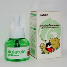 泰语包装皎洁电热蚊香液补充装家用液体驱蚊液无味型插电蚊香批发