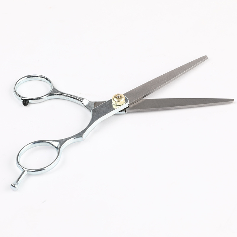 6.0-Inch Split Hairdressing Scissors Household Straight Snips Thinning Scissors Hairdressing Scissors Cut Hair at Home Thin Fringe Scissors