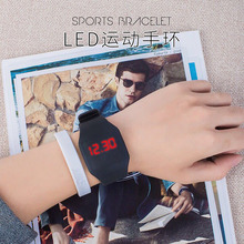 现货批发外贸新款超薄LED男女时尚休闲触摸屏l礼品促销电子手表