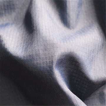 尼龙格子布超薄抗撕裂耐磨400t尼龙米字格布nano抗拉扯面料