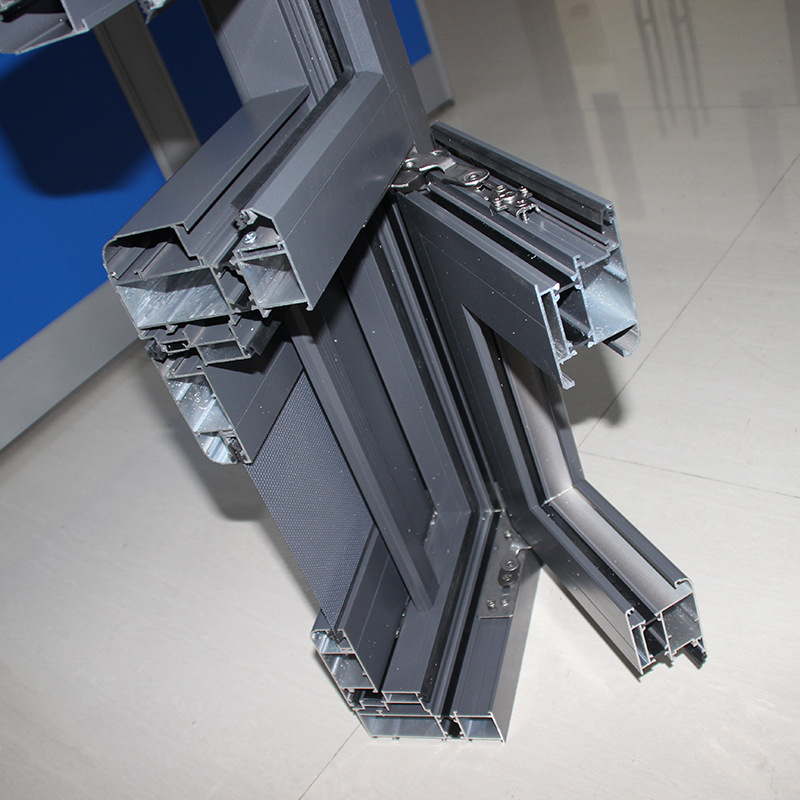 佛山铝型材挤压挤出门窗料 推拉平开断桥门窗料幕墙铝型材制定