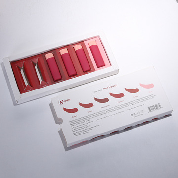 唇釉彩盒定 做设计印刷抽屉式口红套盒定 制唇膏化妆品包装纸盒