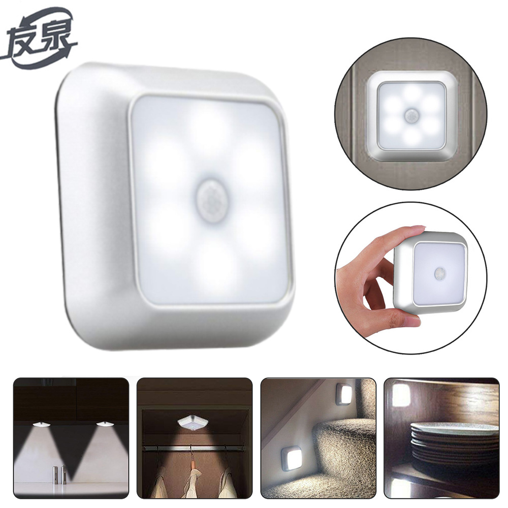 creative patent human body small induction night lamp amazon recommended wardrobe and cabinet aisle light smart home induction lamp