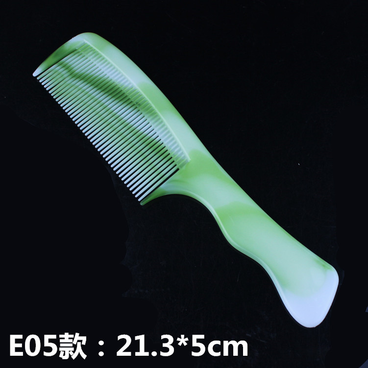 Jade-like Thickened Green Beef Tendon Comb Folding-Resistant Running Jianghu Stall Hairdressing Plastic Beef Tendon Comb Vietnam Hot Sale