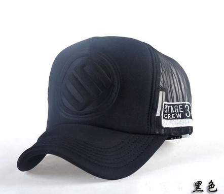 Luo Zhixiang Stage Korean Style Mesh Cap Fashion Brand Solid Color High-Rise Truck Cap Trucker Hat Men and Women Couple Peaked Cap