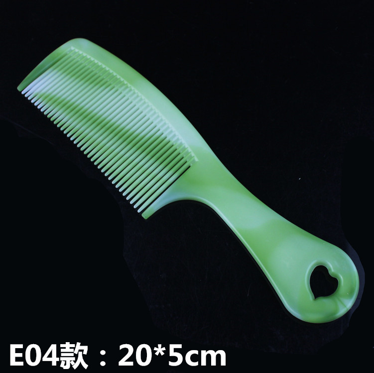 Jade-like Thickened Green Beef Tendon Comb Folding-Resistant Running Jianghu Stall Hairdressing Plastic Beef Tendon Comb Vietnam Hot Sale