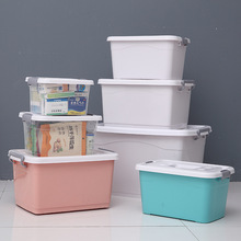 新品特大号塑料收纳箱清仓透明衣物整理箱车n载储物箱三件套容纳