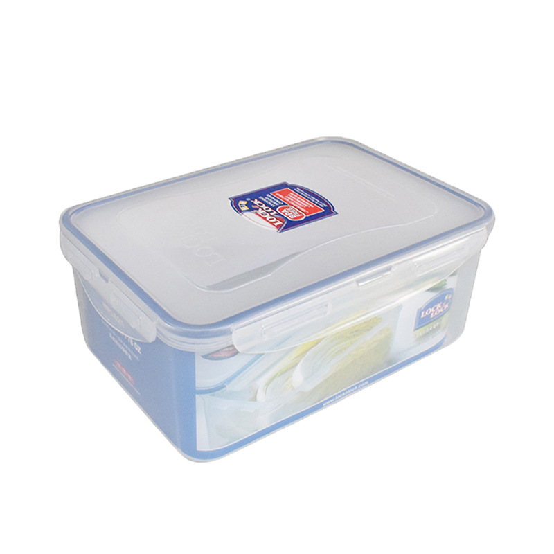 乐扣塑料饭盒lock密封食物收纳盒2.3L便当盒微波炉保鲜盒HPL825B