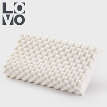 罗莱出品LOVO 乐蜗家纺泰国乳胶枕枕头枕芯男女护颈枕单人颈椎枕