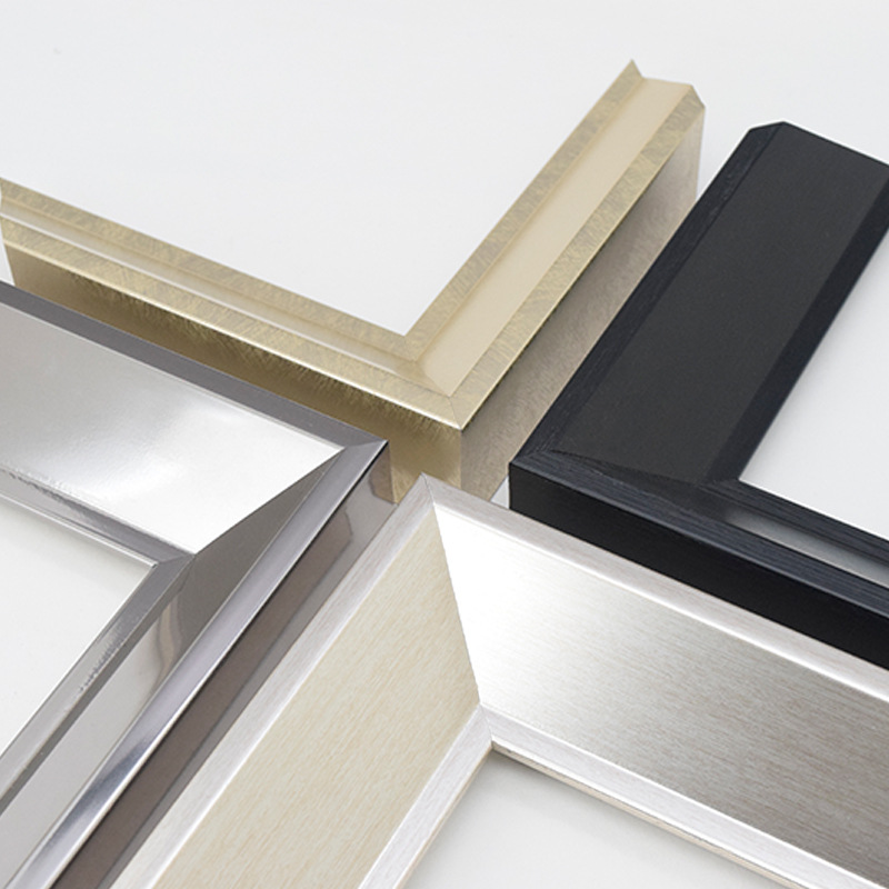 5公分塑料画框线条 ps发泡相框条拉丝质感装饰窄边镜照片证书框条